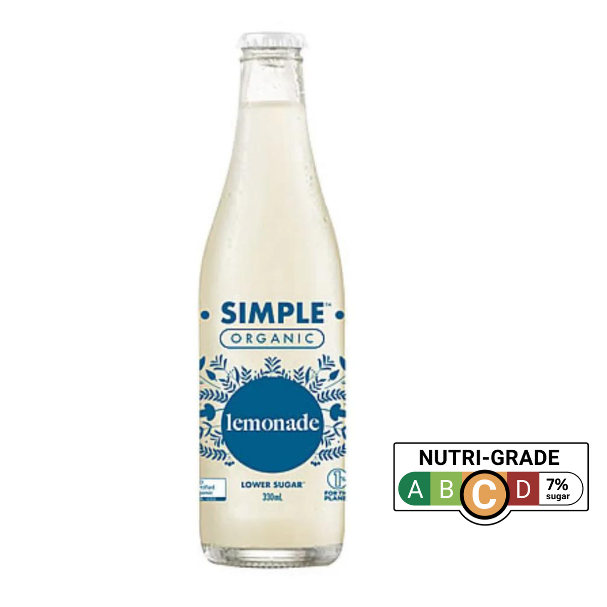 Simple Organic Lemonade (12 x 330ml)