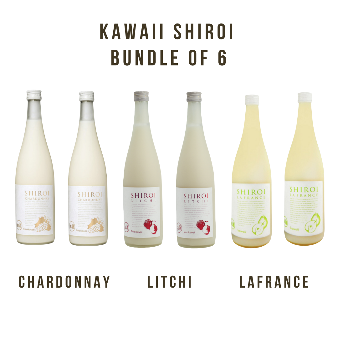 Kawaii Shiroi [Bundle of 6] - Litchi, Chardonnay & LaFrance