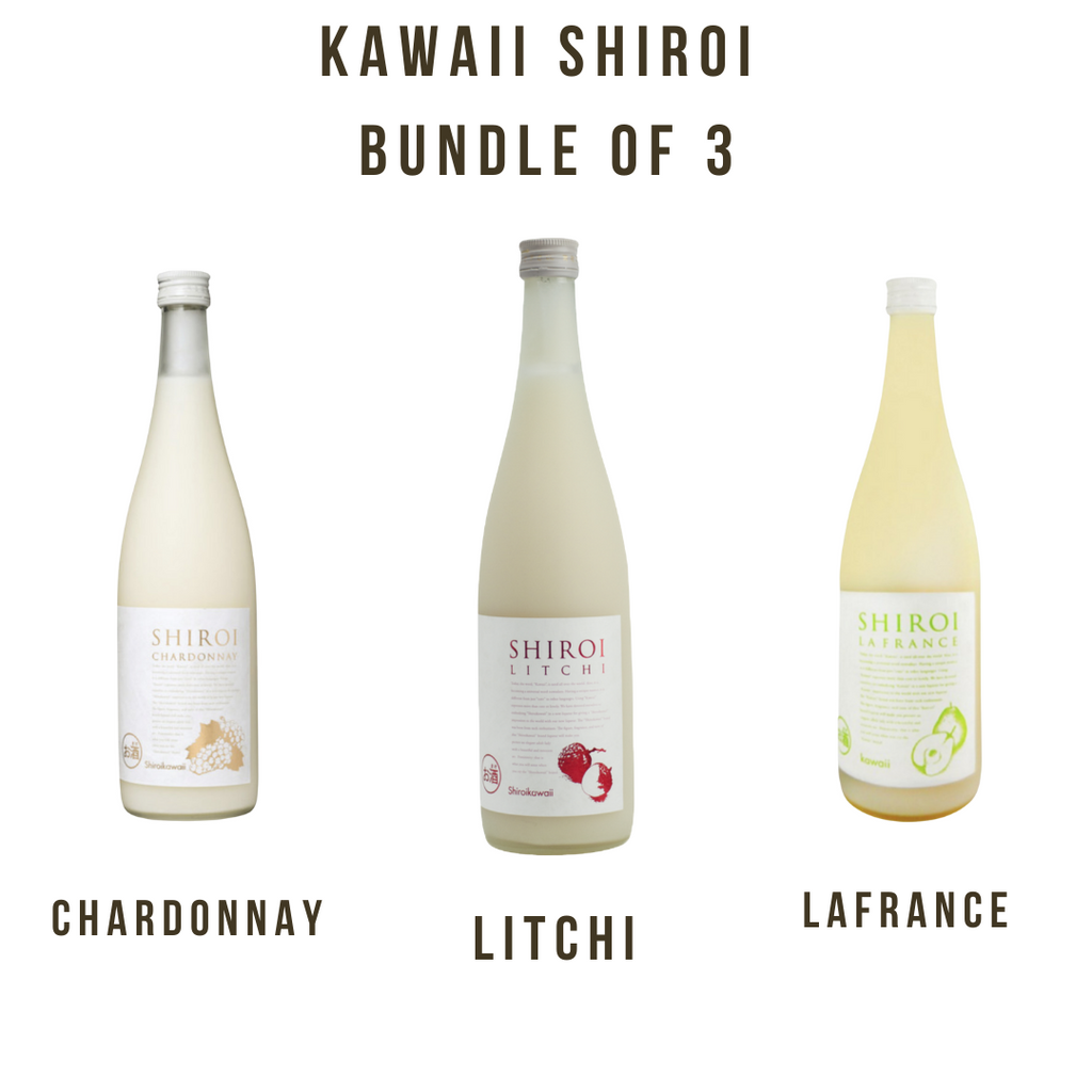 Kawaii Shiroi [Bundle of 3] - Litchi, Chardonnay & LaFrance