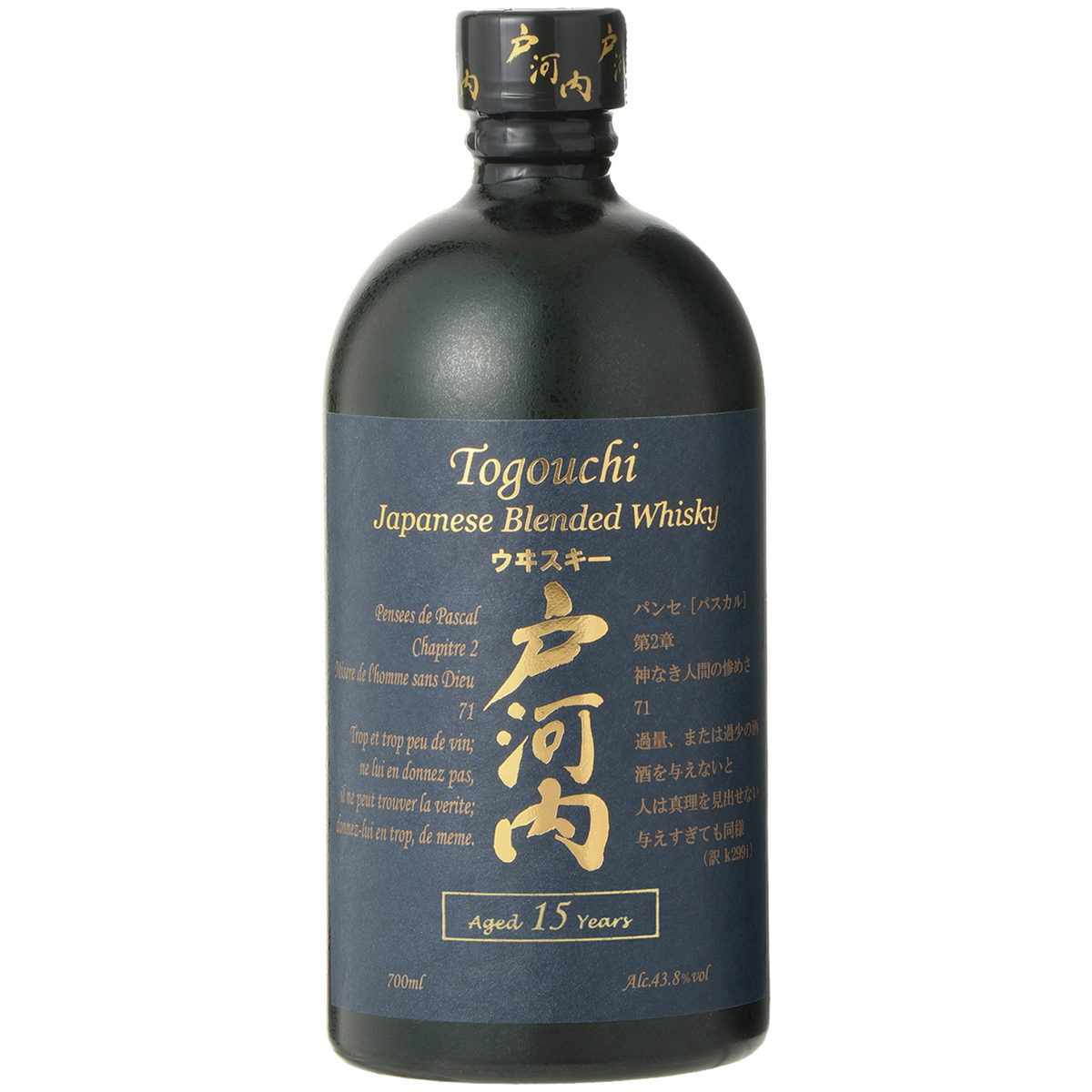 Buy Togouchi Japanese Whisky 15 Year Old 700ml Online in Singapore