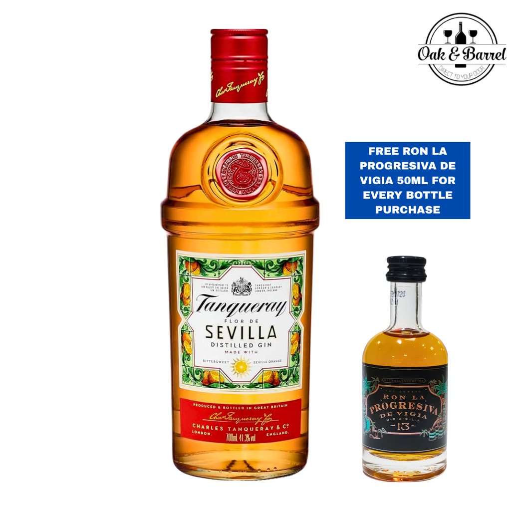 Tanqueray Flor de Sevilla Gin 700ml (Free Gift)