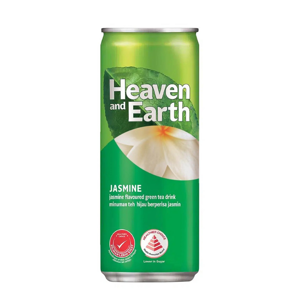 Heaven and Earth Jasmine Green Tea Cans (300ml x 24 cans) BBF: Feb 2024