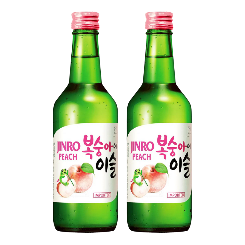 Chamisul Jinro Peach Soju (2 x 360ml)