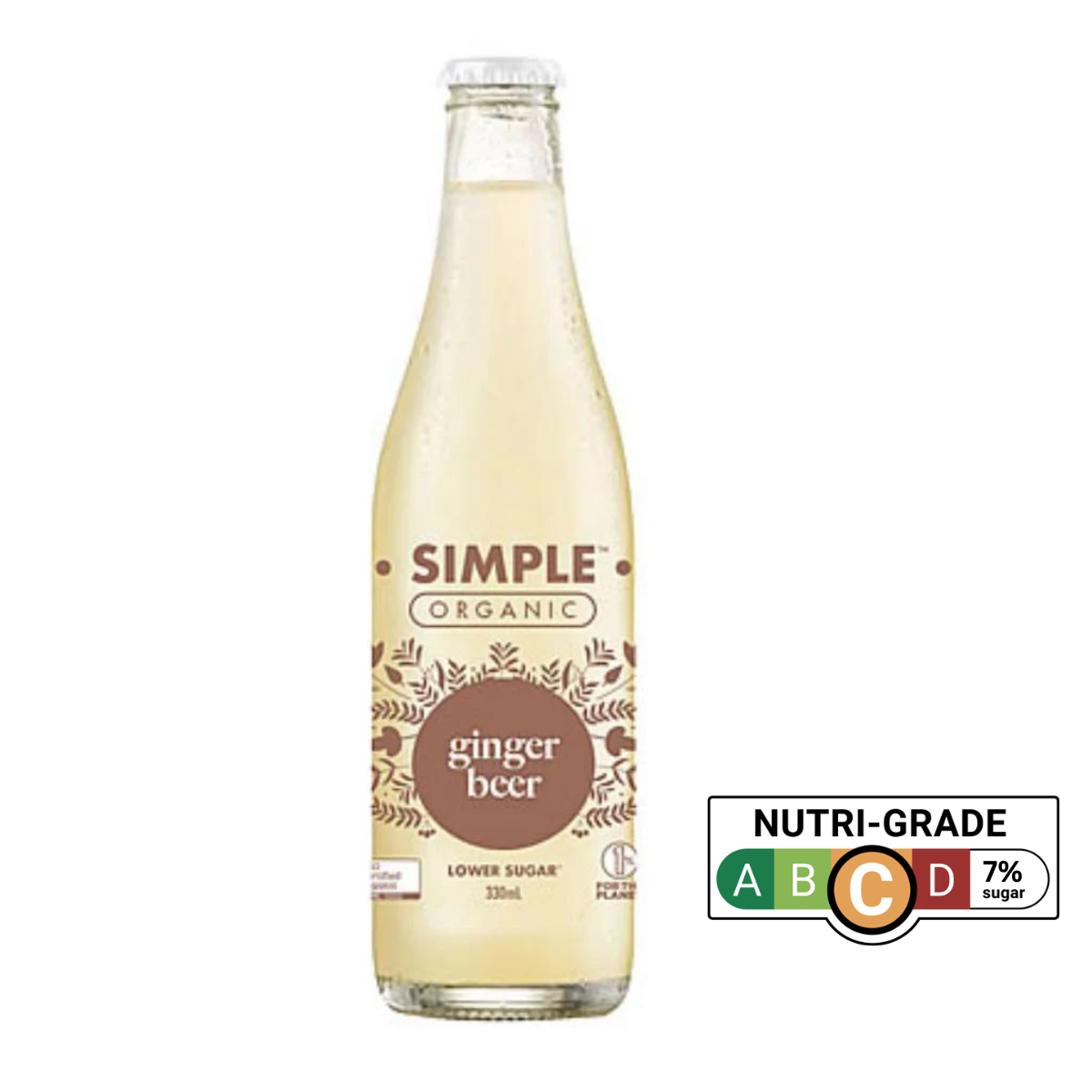 Simple Organic Ginger Beer (12 x 330ml) BDD: Sep 2024