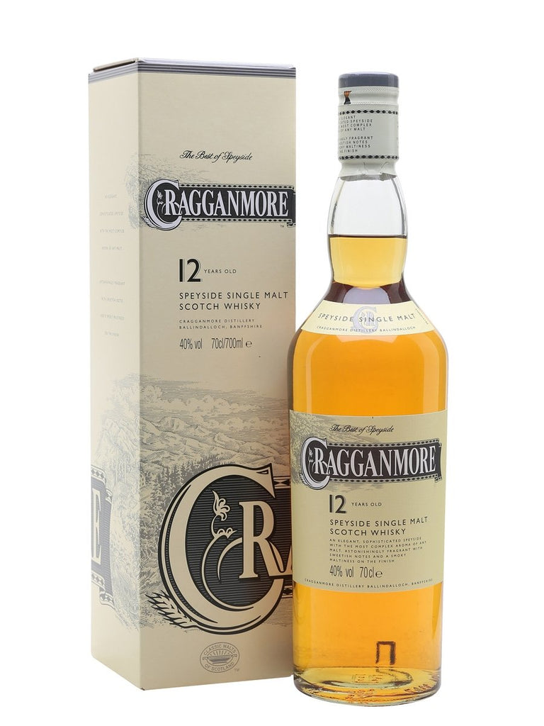 Cragganmore 12 Year Old Speyside Single Malt Scotch Whisky 700ml