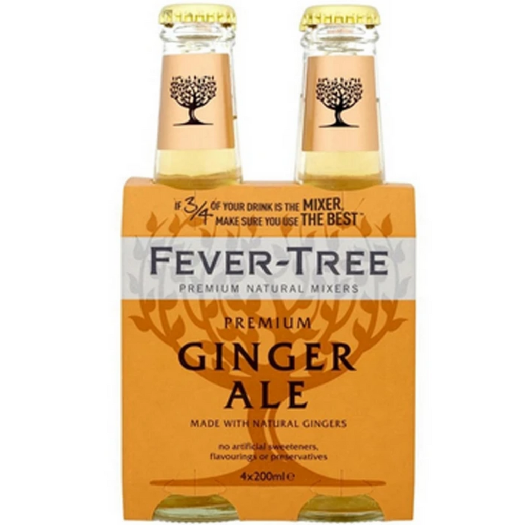 Fever Tree Premium Ginger Ale (200ml x 4 bottles) BBF: Jun 2024