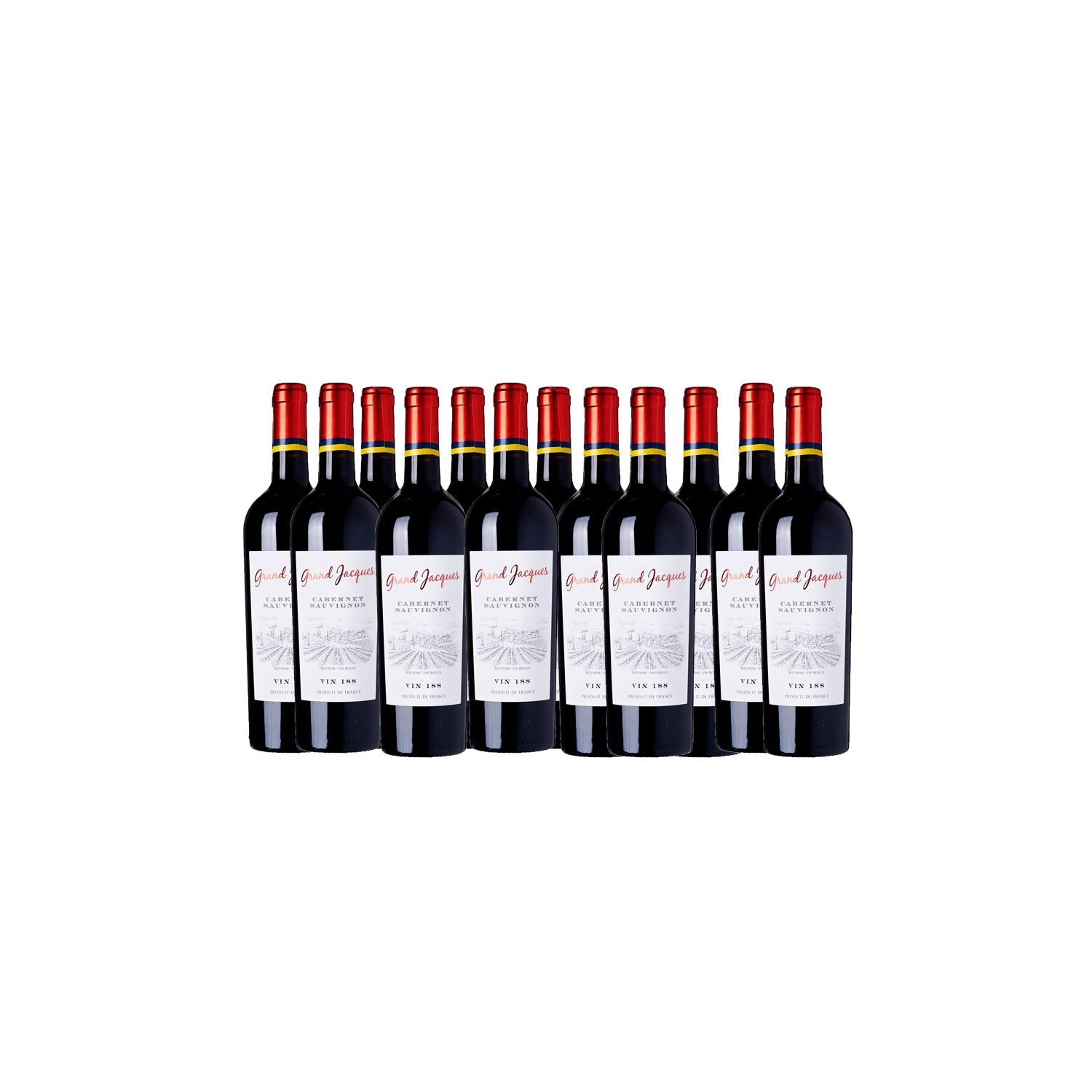Grand Jacques Vin 188 Cabernet Sauvignon 2021 750ml (Case of 12)