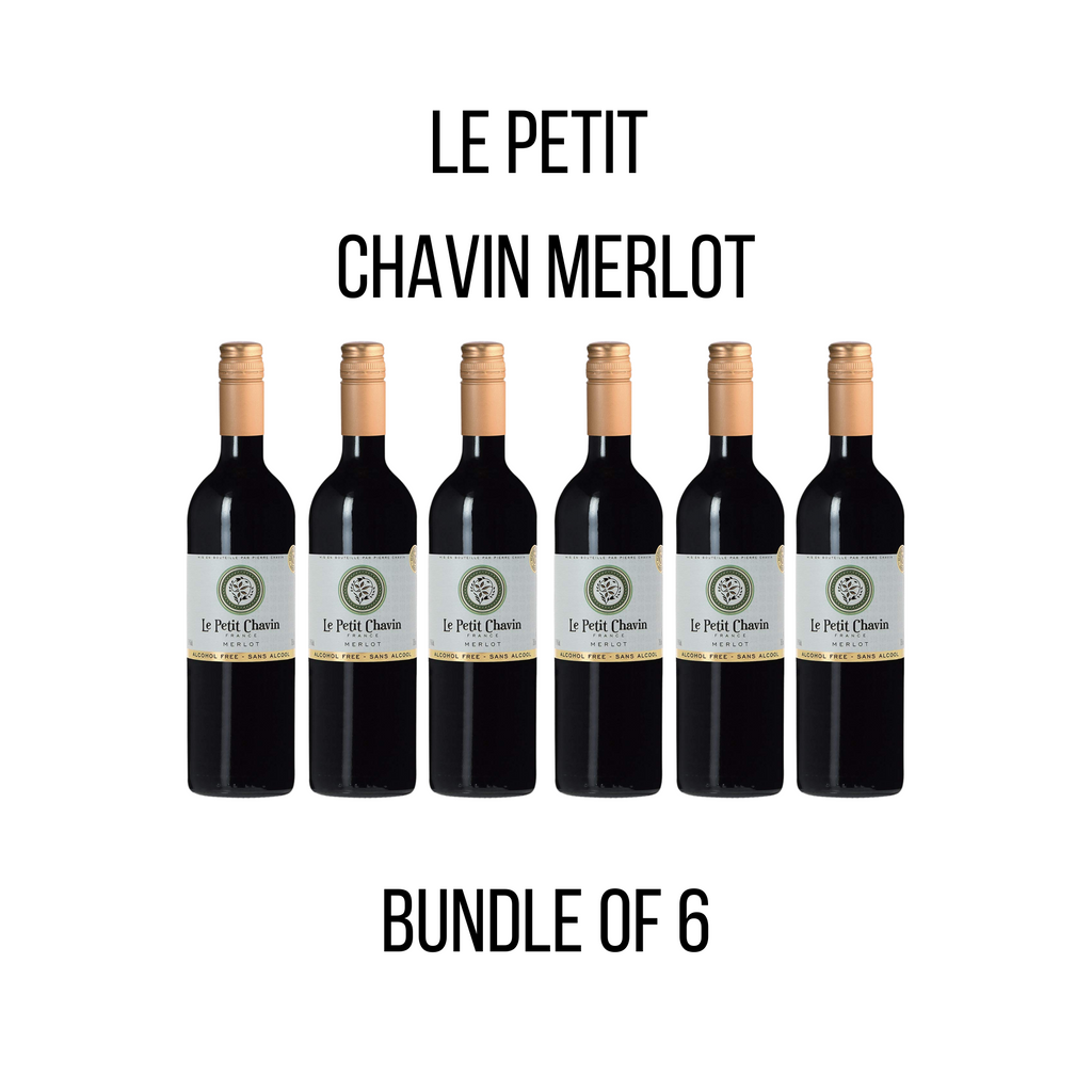 Le Petit Chavin Alcohol Free Merlot 750ML BBF: Feb 2026