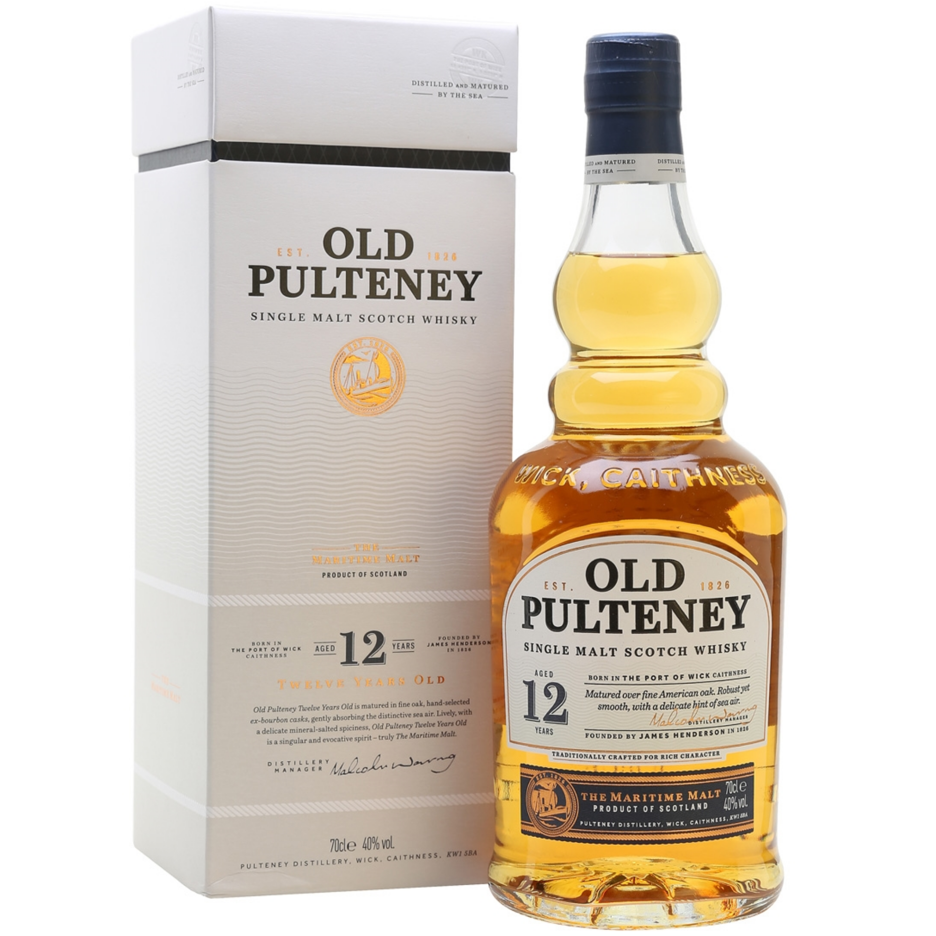 Old Pulteney 12 Year Old Single Malt Whisky 700ml