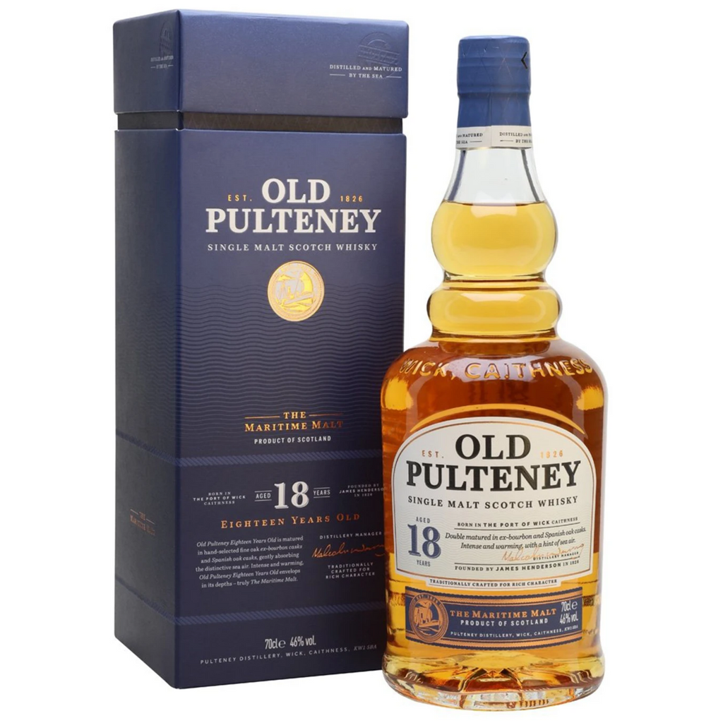 Old Pulteney 18 Year Old Single Malt Whisky 700ml