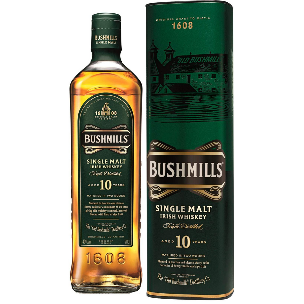 Bushmills 10 Year Old Single Malt Irish Whisky 700ml