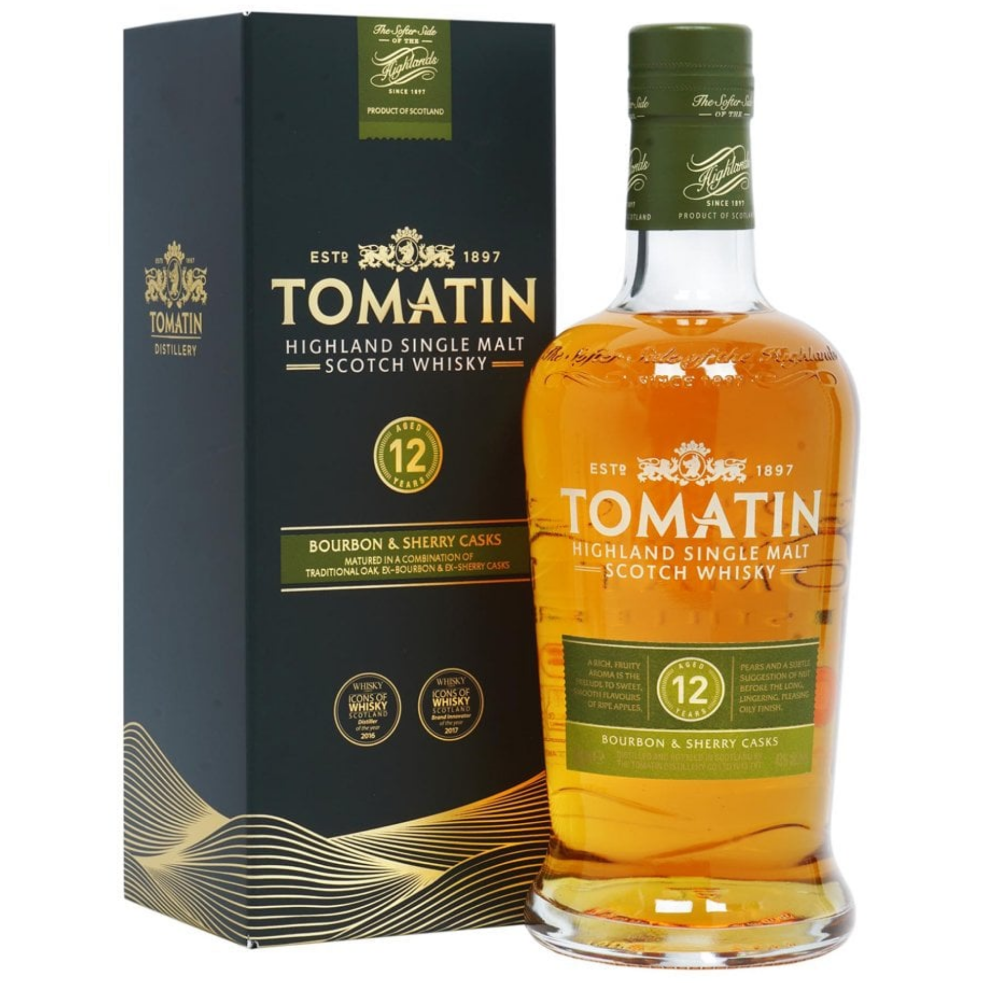 Tomatin 12 Year Old Single Malt Whisky 700ml