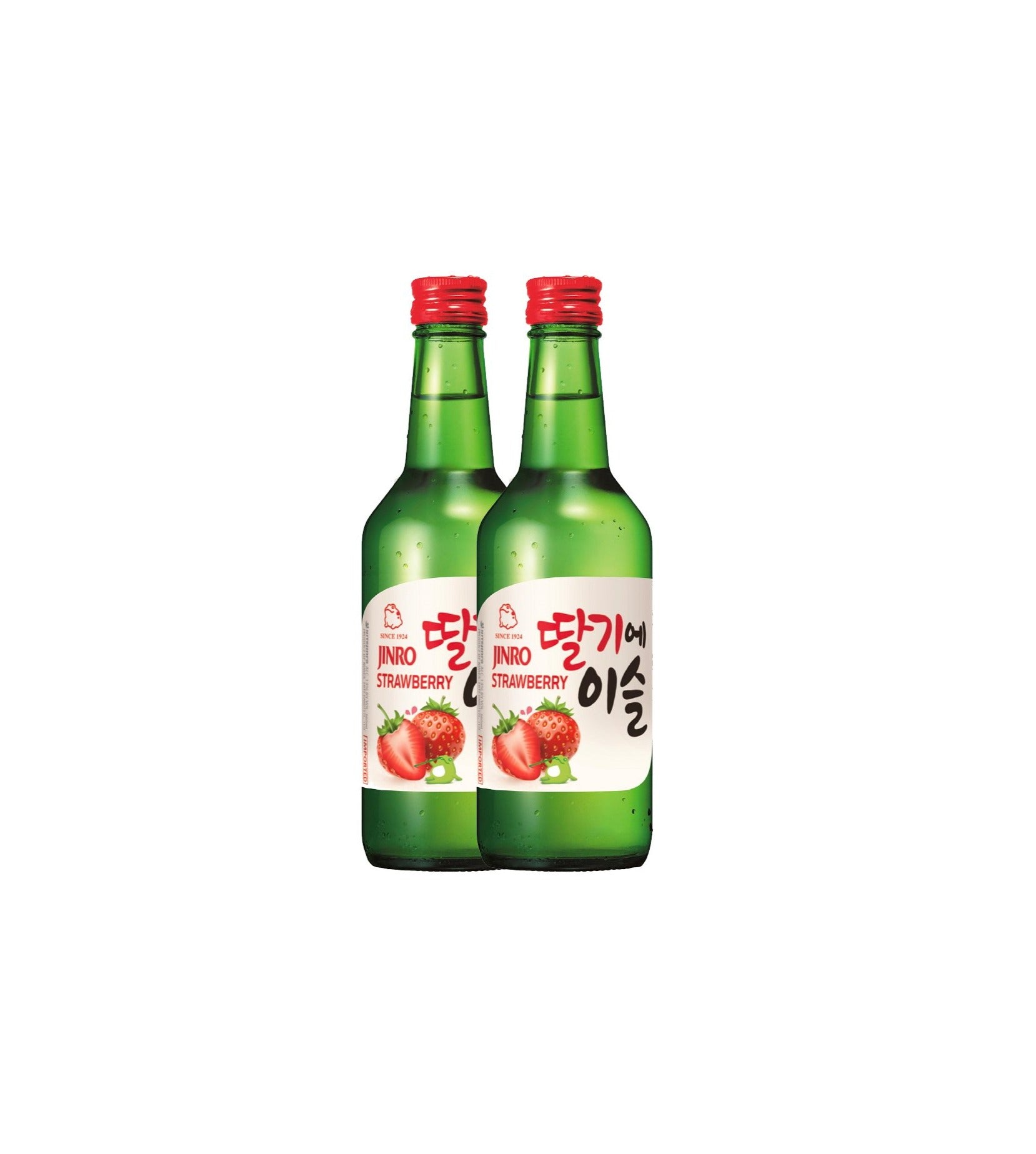 Chamisul Jinro Strawberry Soju (2 x 360ml)